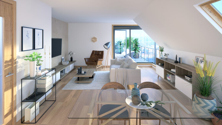 Render 3d salon betanzos
